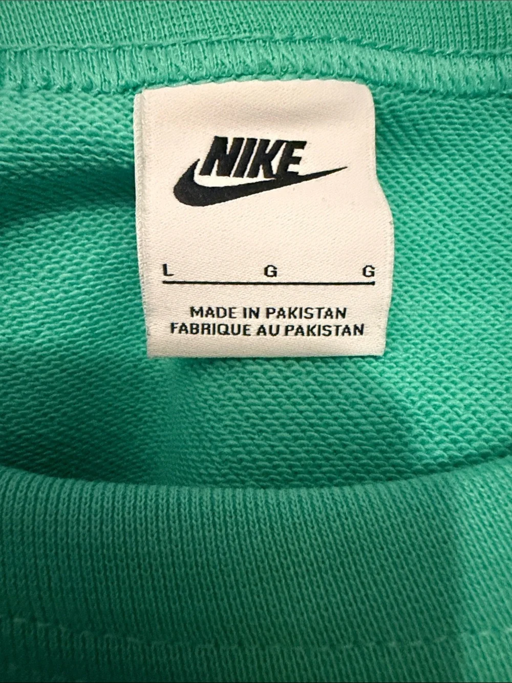 NikeTeal Graphic Crewneck Sweatshirt
